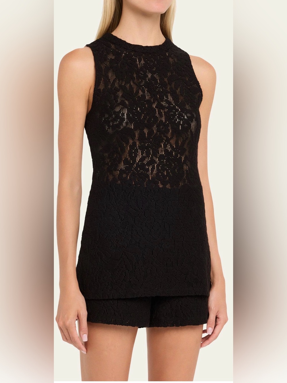 Veronica Beard Serenka Lace Tank Top